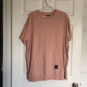 Punk Royal Pink Shirt w/ side zip detail